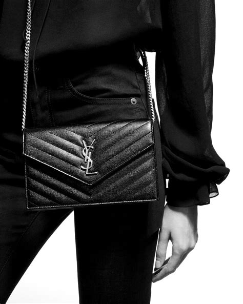 monogram ysl small matelasse envelope chain wallet|ysl cassandre envelope chain wallet.